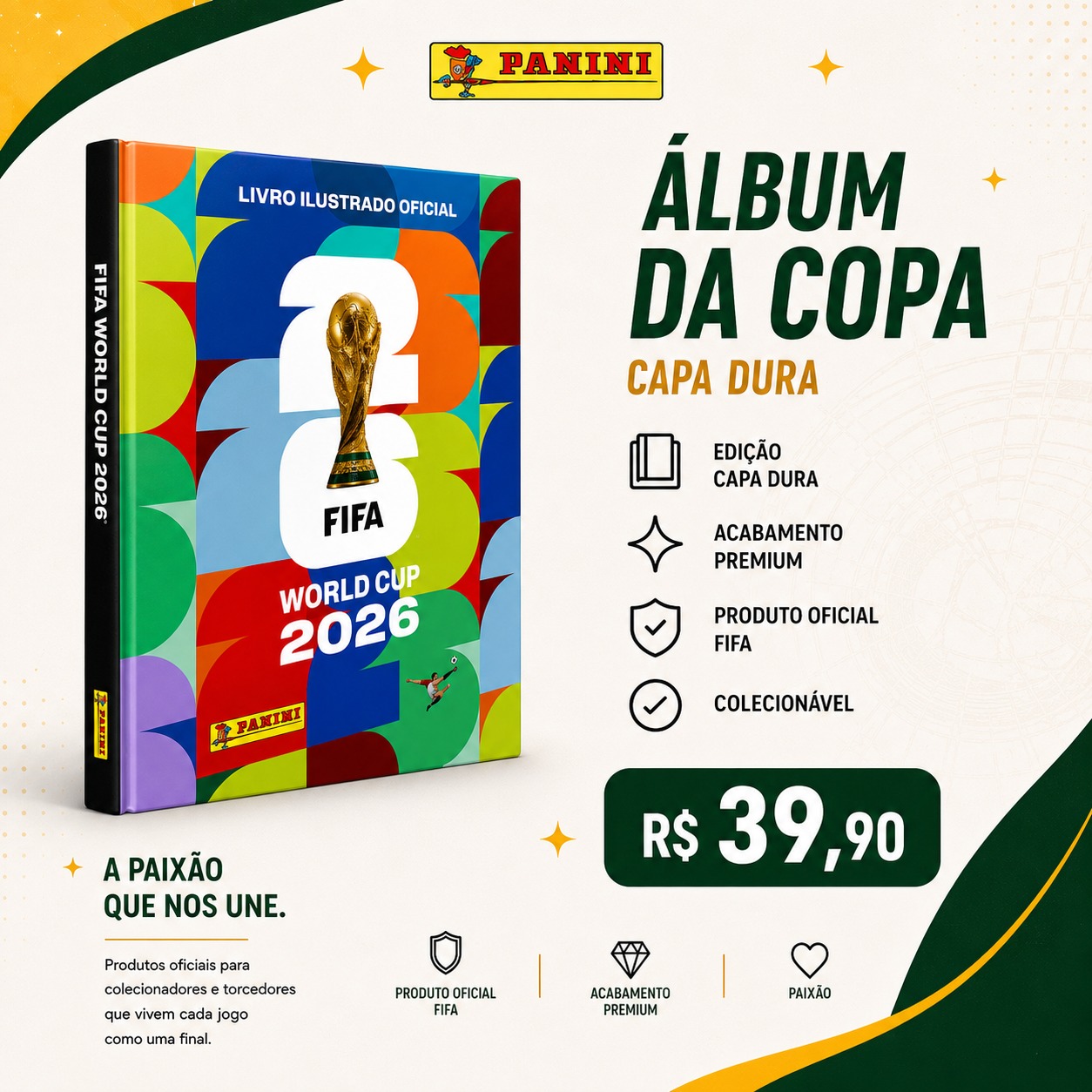 Álbum da Copa Capa Dura
